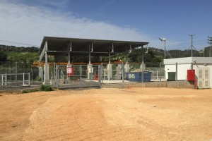 תחנת השאיבה בחוסן - מבט מבחוץ